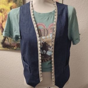 Vintage Denim Vest